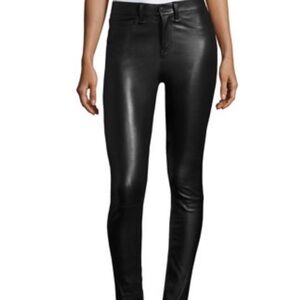 Veronica beard faux leather jeans
